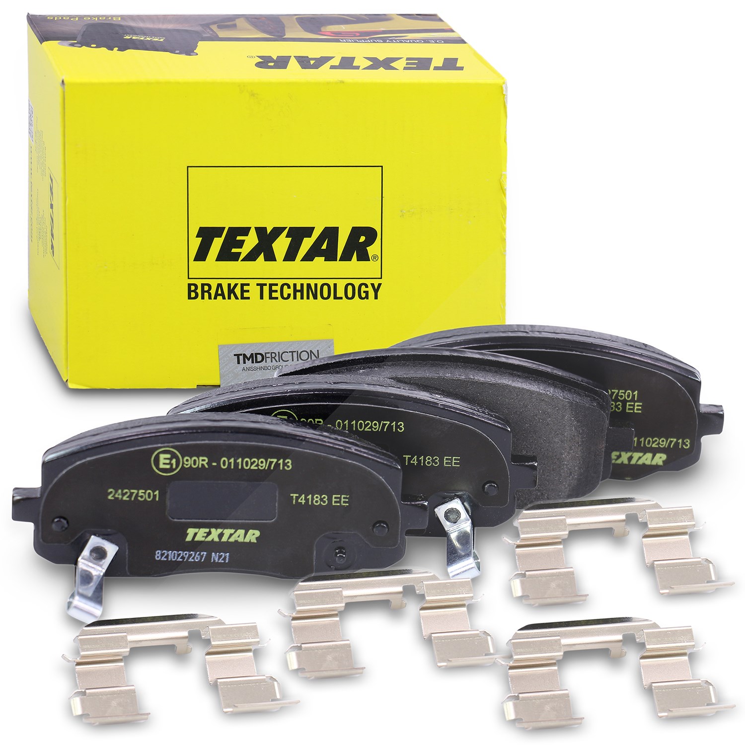 Textar Bremsbelagsatz vorne [Hersteller-Nr. 2427501] für Kia, Hyundai