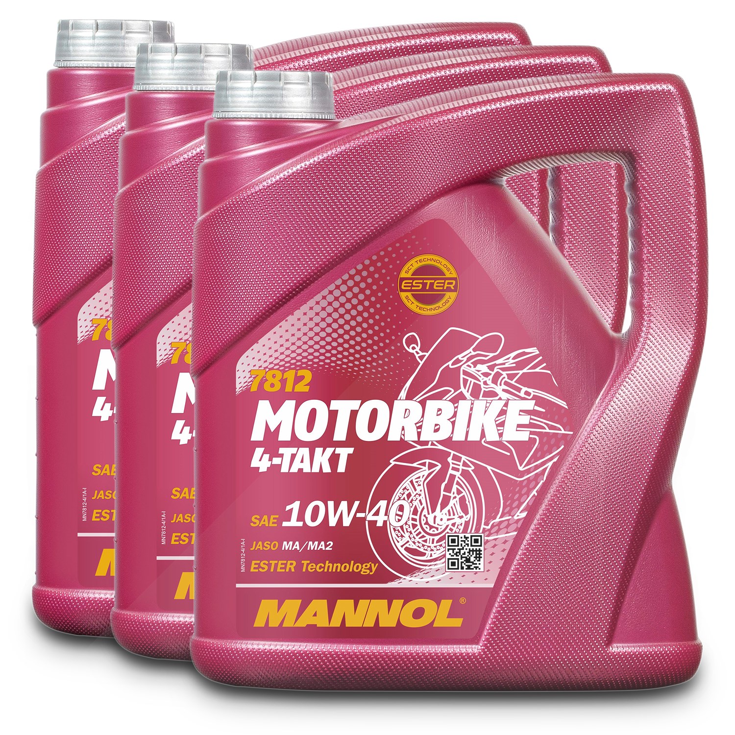 Mannol 12 L Motorbike 4-Takt Motoröl [Hersteller-Nr. MN7812-4]