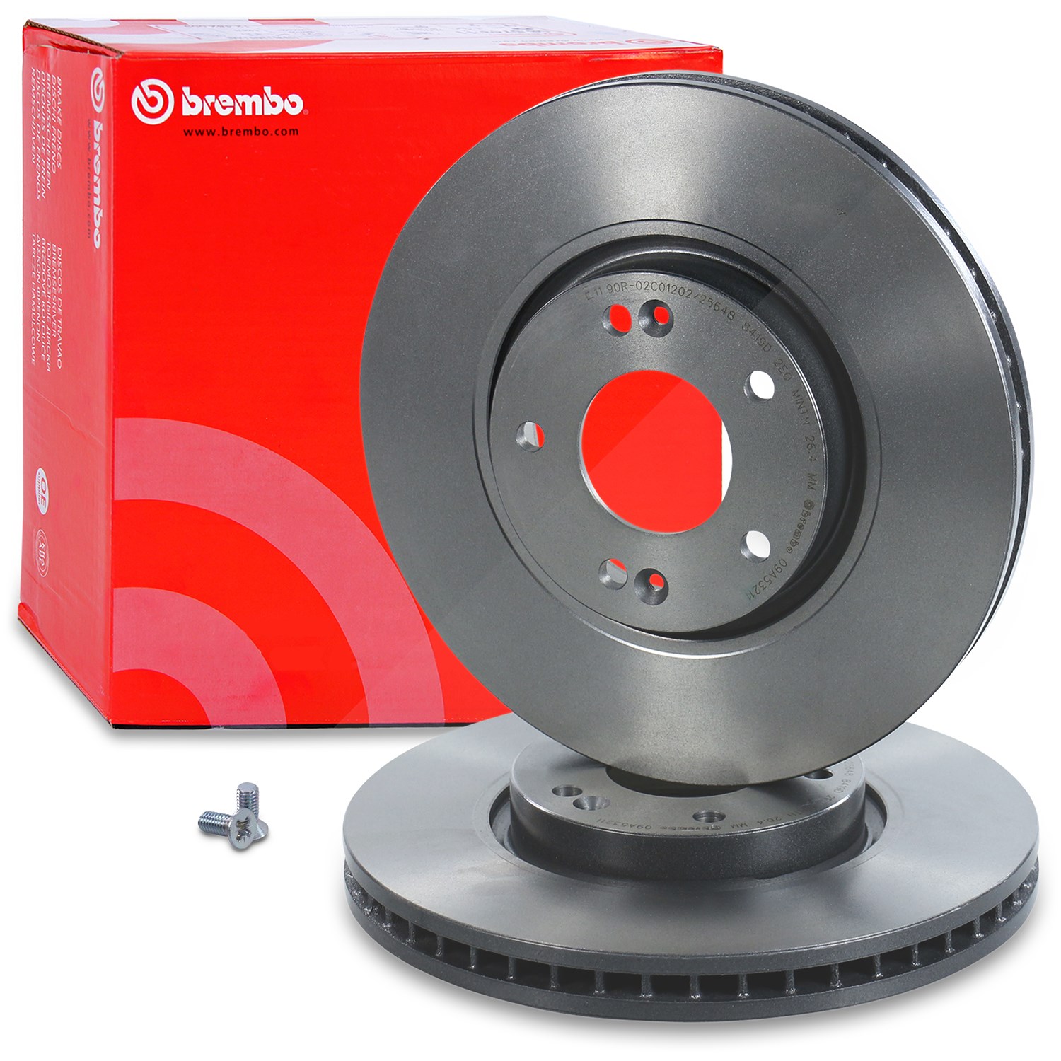 Brembo Bremsscheibe Vorderachse Belüftet [Hersteller-Nr. 09.A532.11] für Kia, Hyundai