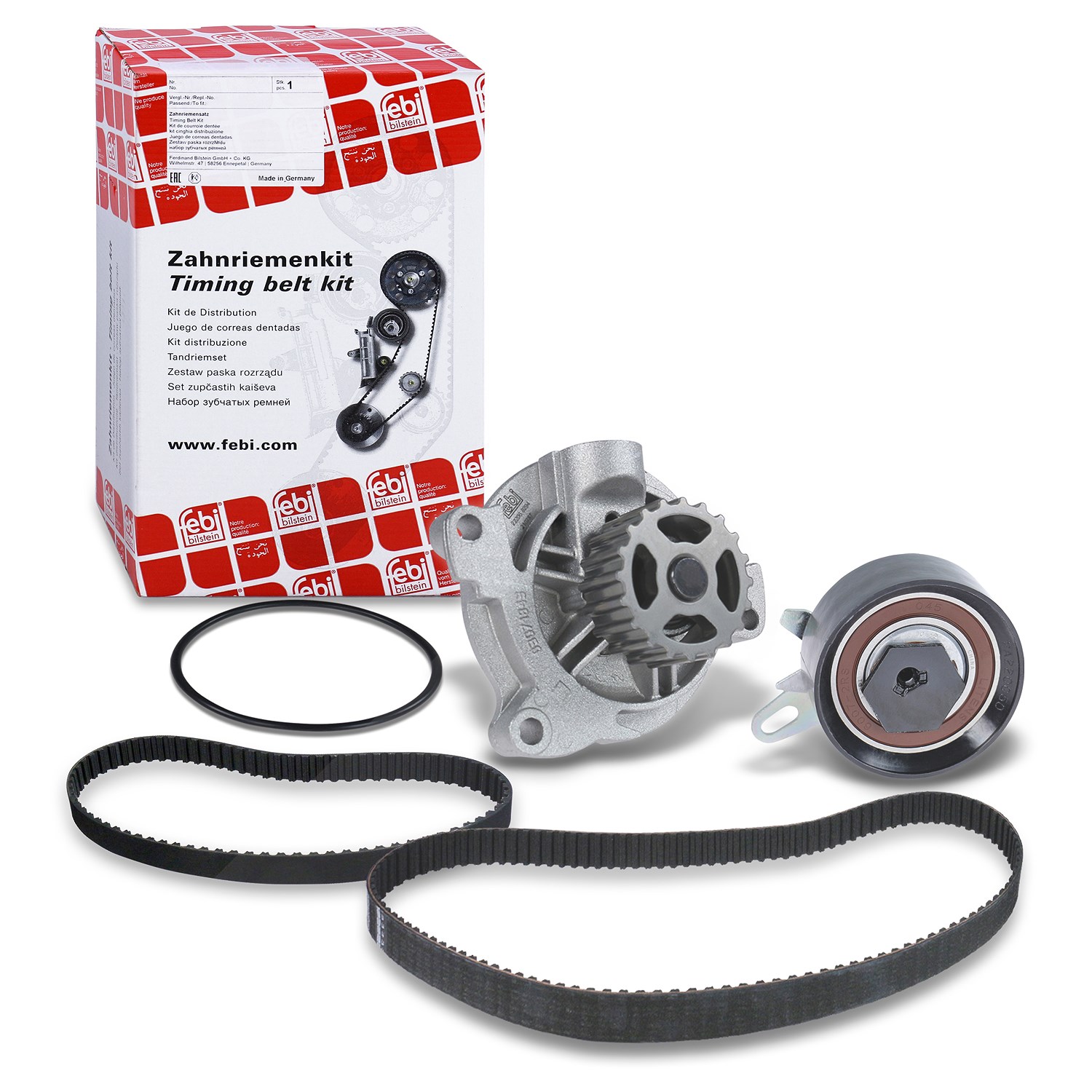 Febi Bilstein Wasserpumpe + Zahnriemensatz [Hersteller-Nr. 173211] für VW