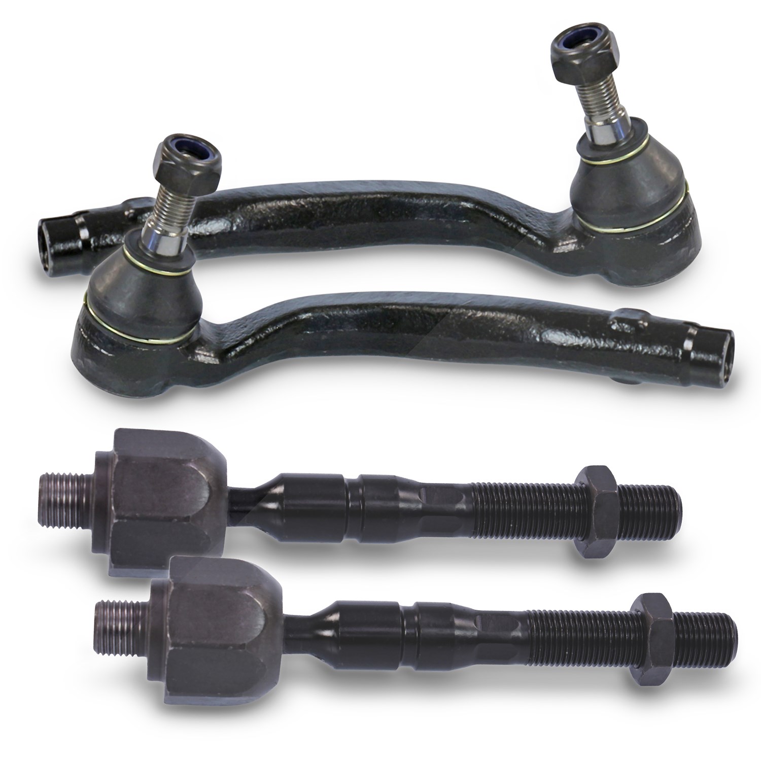 Bestprice 2x Spurstange + 2x Spurstangenkopf vorne [Hersteller-Nr. 40437091] für Mercedes-Benz