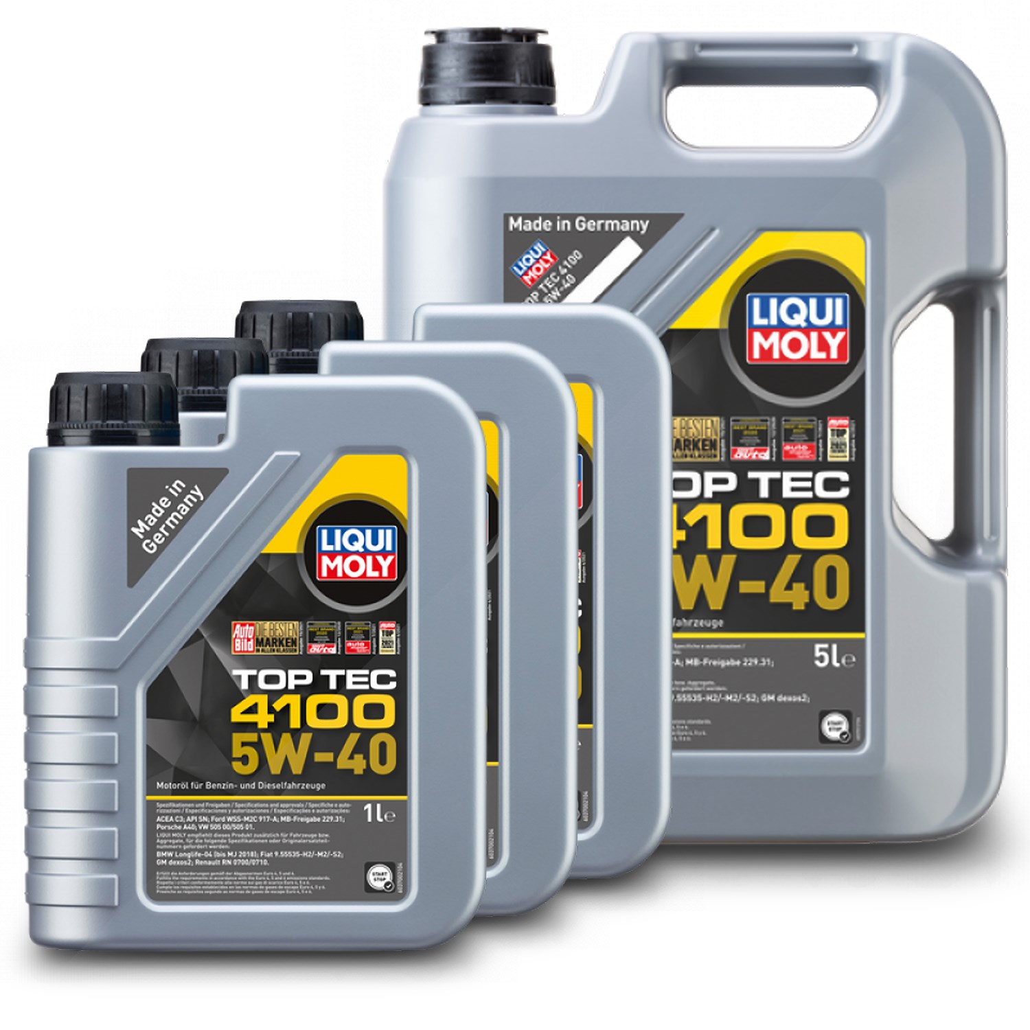 Liqui Moly 8 L Top Tec 4100 5W-40 [Hersteller-Nr. 10804102]