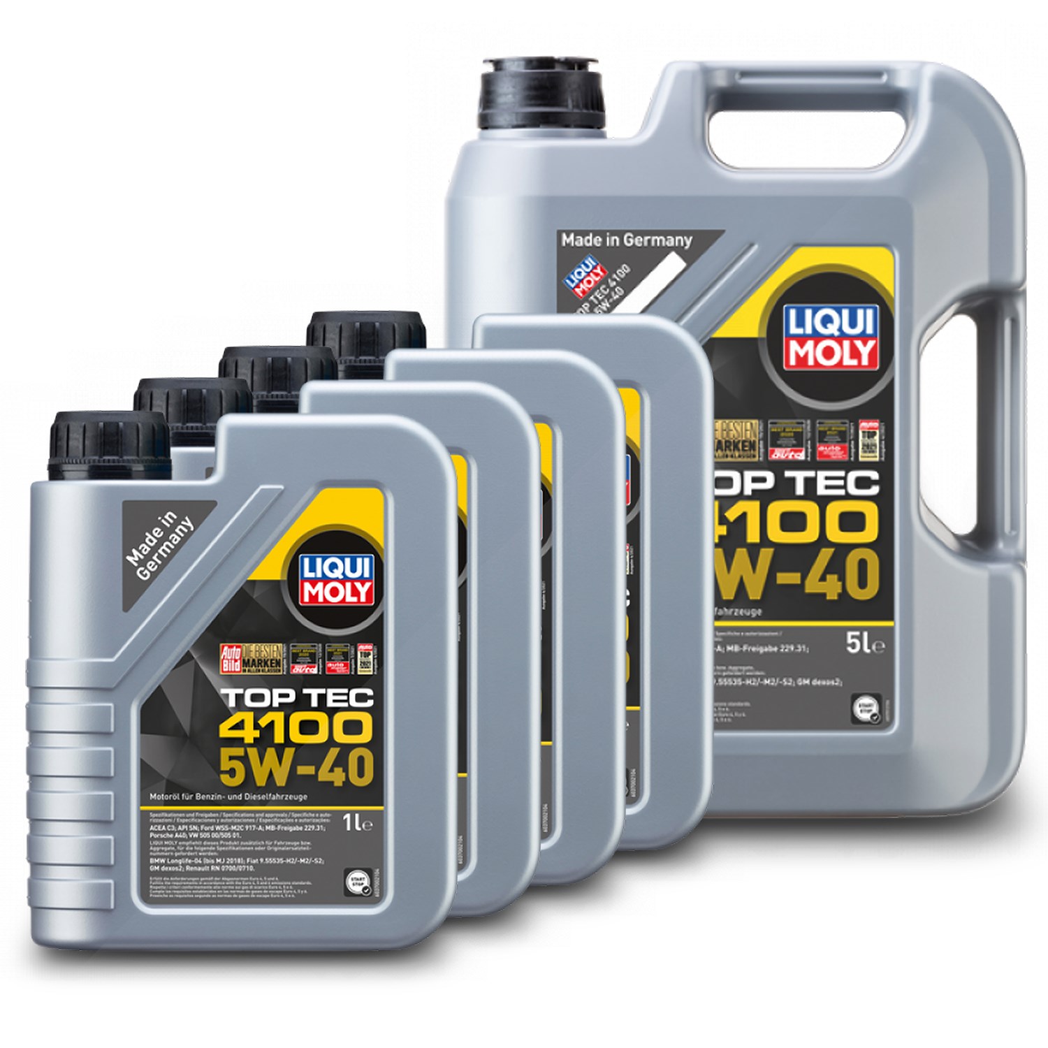 Liqui Moly 9 L Top Tec 4100 5W-40 [Hersteller-Nr. 10804103]