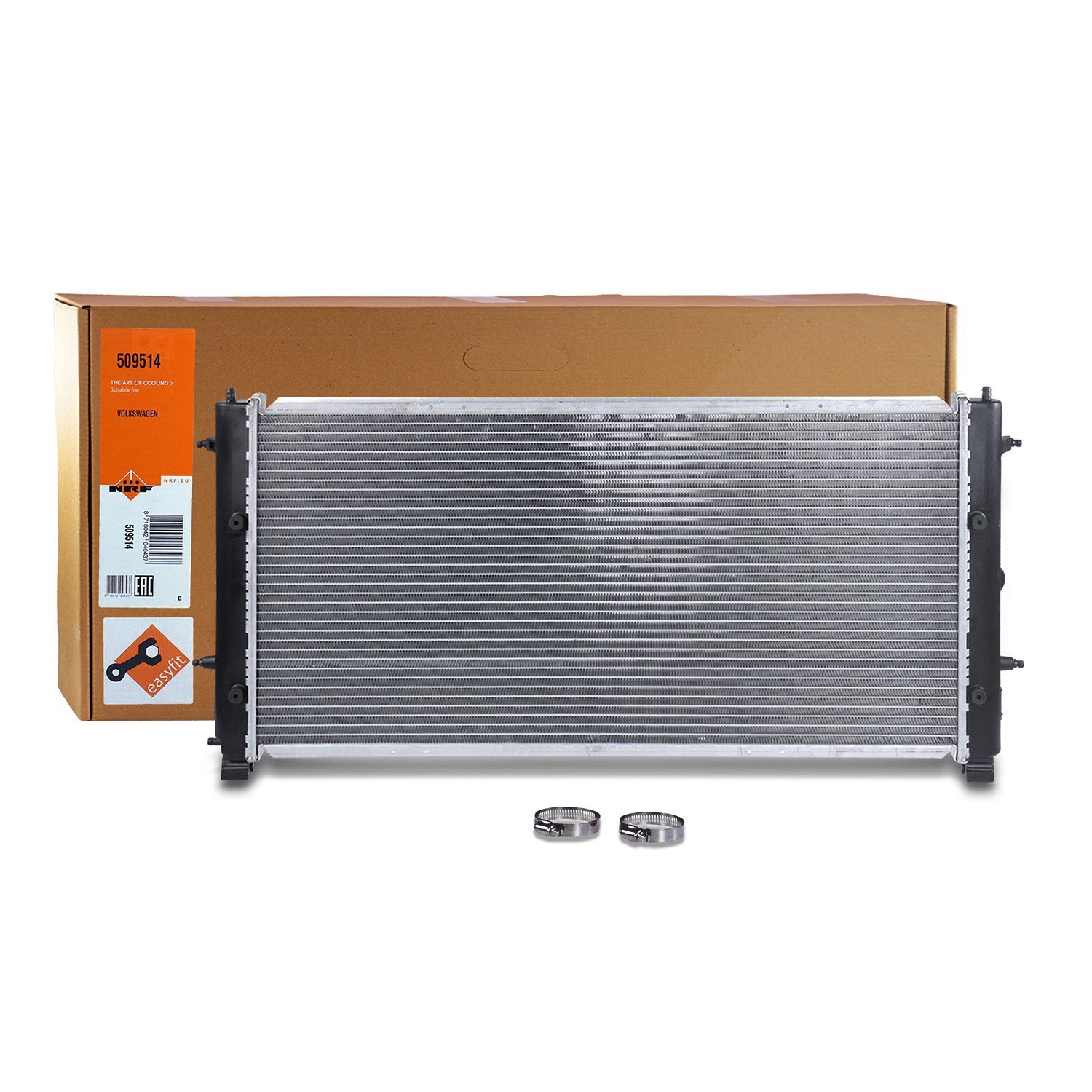 Nrf Kühler, Motorkühlung [Hersteller-Nr. 509514] für VW