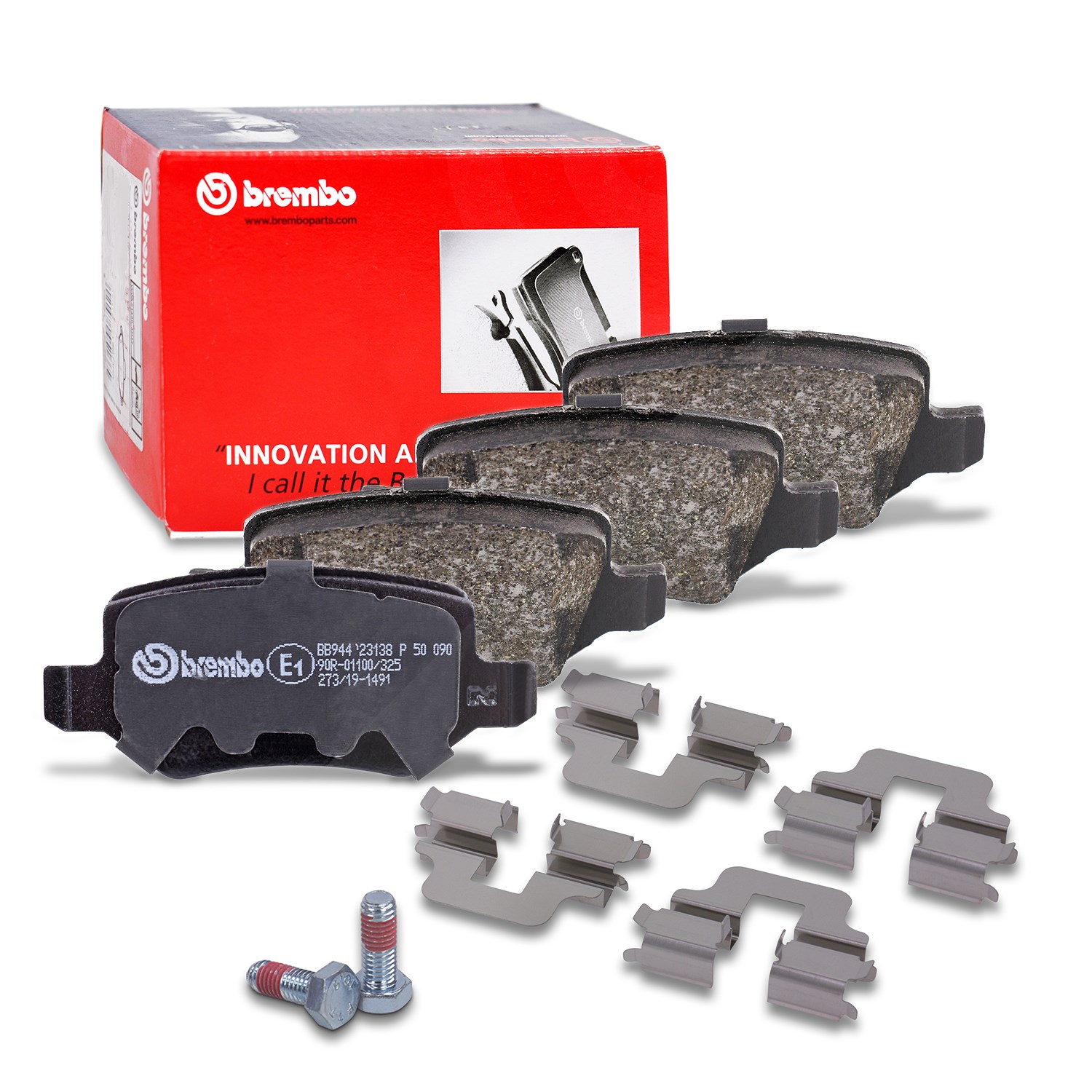 Brembo Bremsbelagsatz hinten [Hersteller-Nr. P50090] für Mercedes-Benz