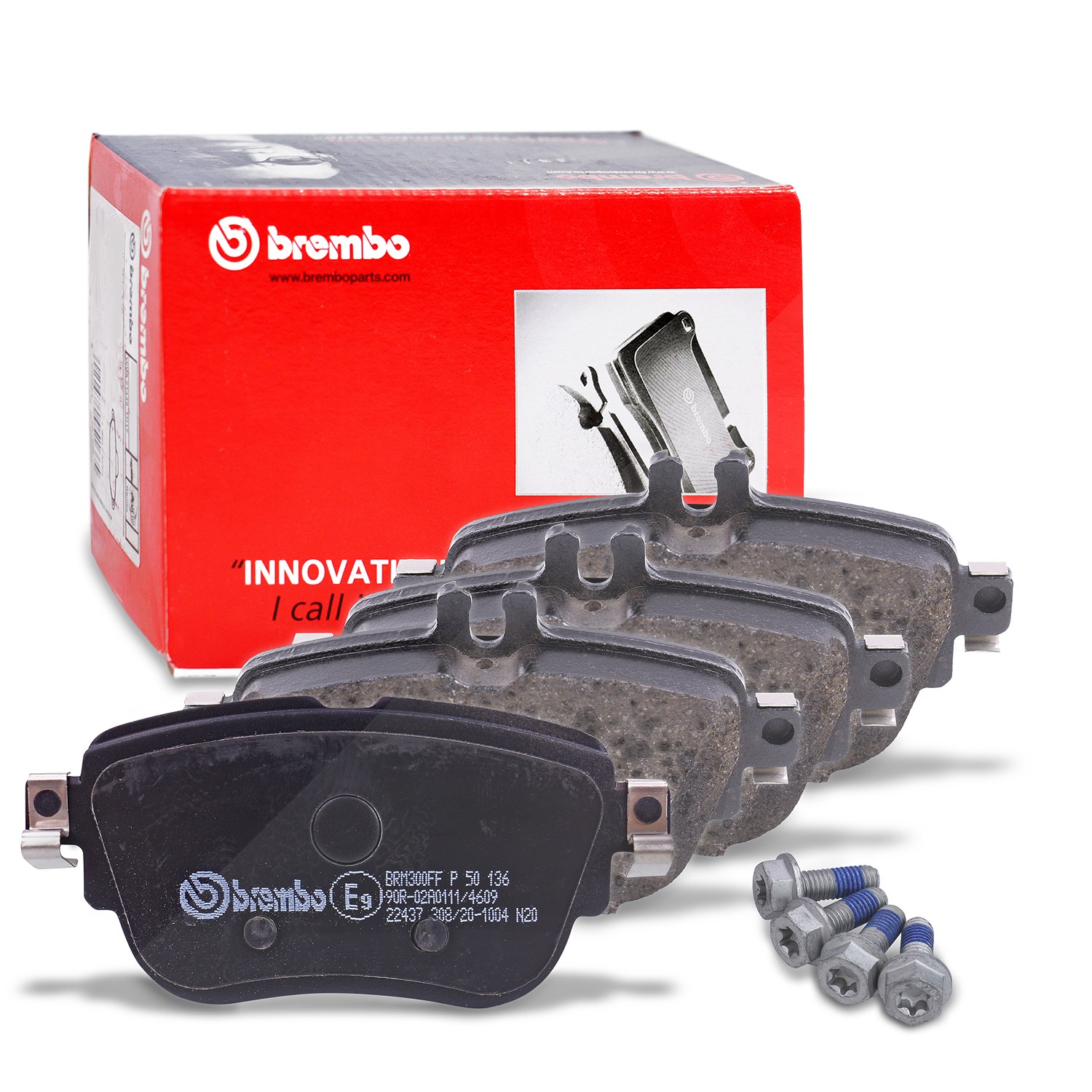Brembo Bremsbelagsatz hinten [Hersteller-Nr. P50136] für Mercedes-Benz
