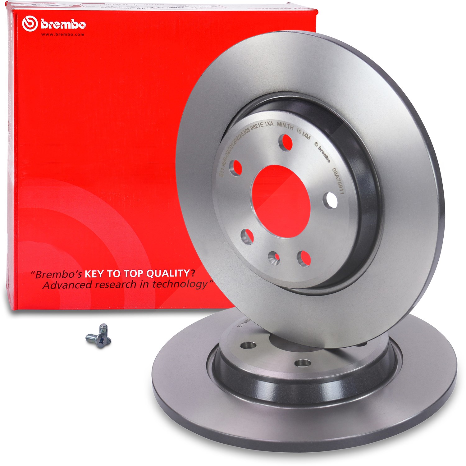 Brembo Bremsscheibe voll hinten [Hersteller-Nr. 08.A759.11] für Audi