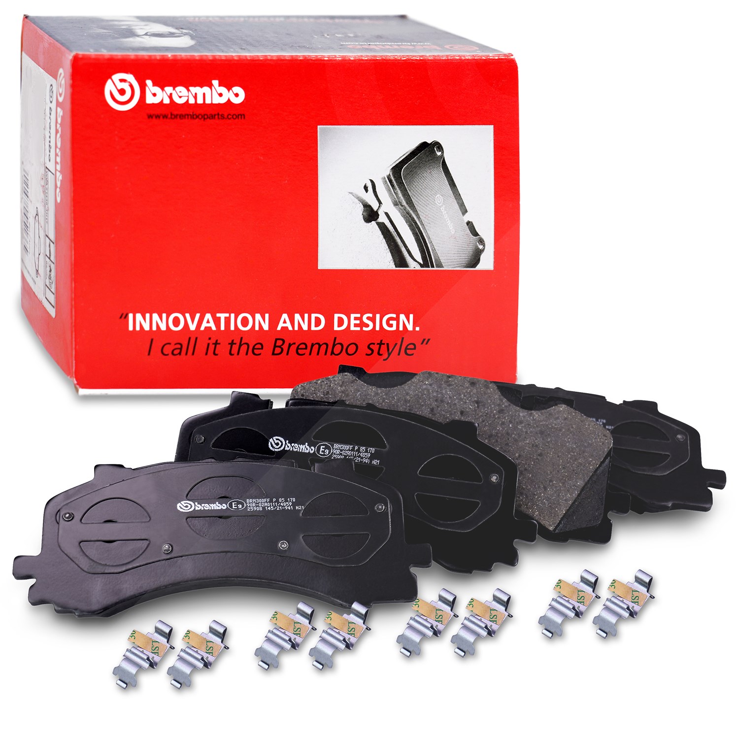 Brembo Bremsbelagsatz vorne [Hersteller-Nr. P85170] für Audi, VW