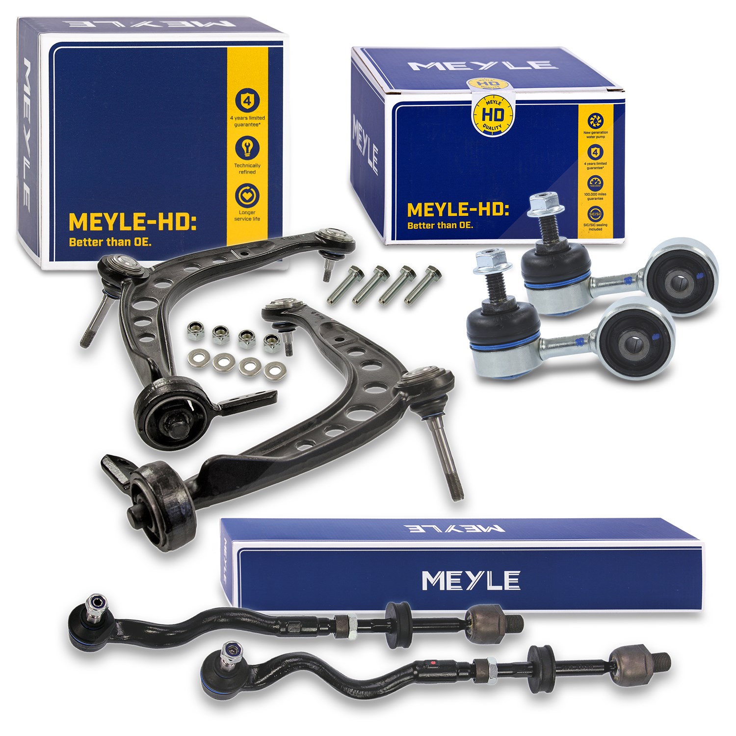 Meyle Querlenkersatz 6-teilig vorne [Hersteller-Nr. 31276763] für BMW