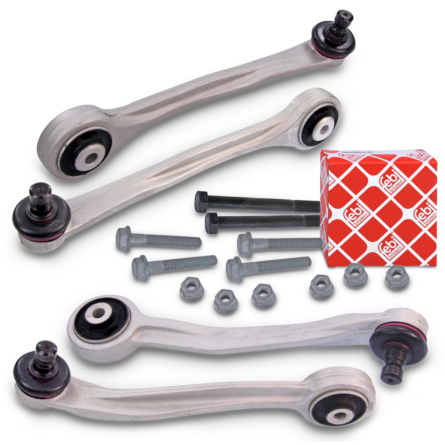 Bestprice 4x Querlenker oben + Schraubensatz [Hersteller-Nr. 40438280] für Audi, Porsche