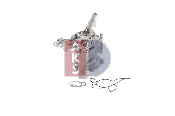 Aks Dasis Wasserpumpe [Hersteller-Nr. 570507N] für Vauxhall, Opel