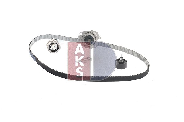Aks Dasis Wasserpumpe + Zahnriemensatz [Hersteller-Nr. 570344N] für Fiat
