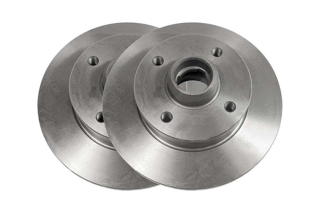 Vaico 1x Bremsscheibe Hinterachse Voll [Hersteller-Nr. V10-40033] für VW, Seat