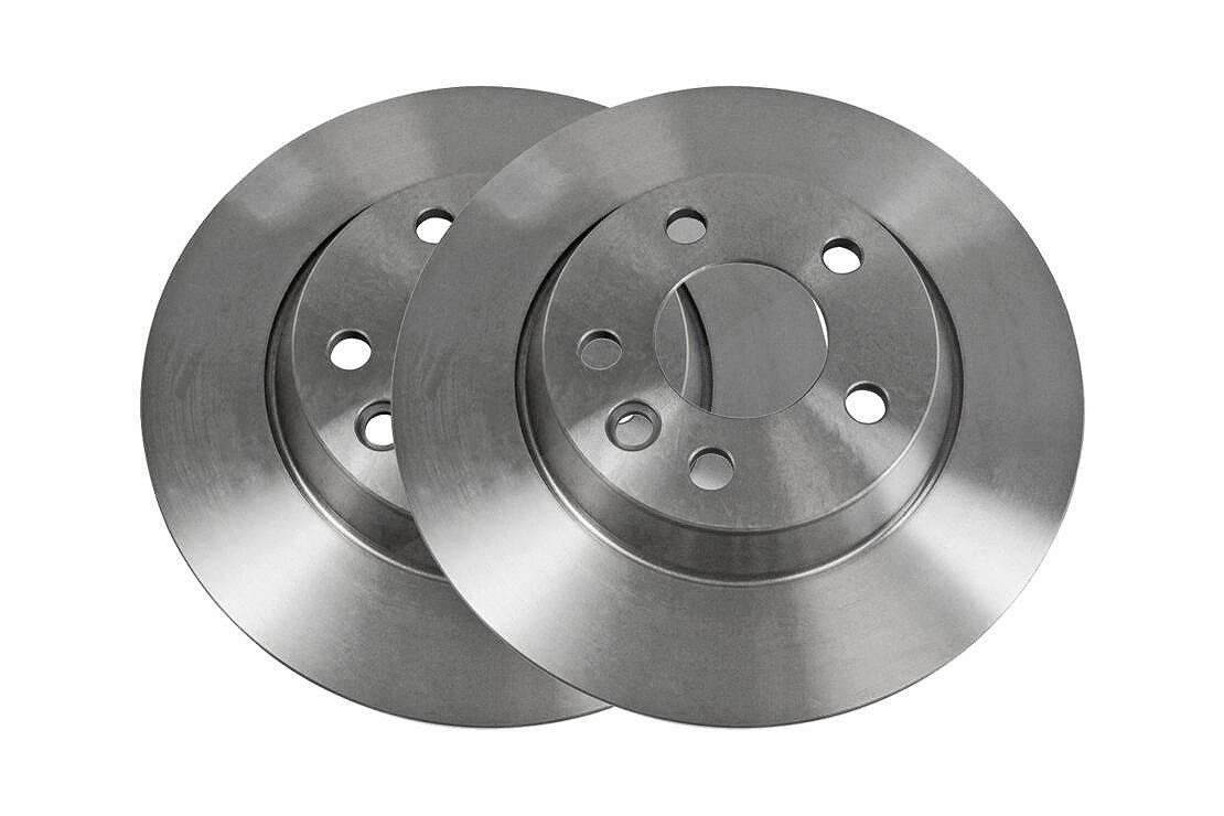 Vaico Bremsscheibe Hinterachse Voll [Hersteller-Nr. V10-40080] für VW, Seat, Ford