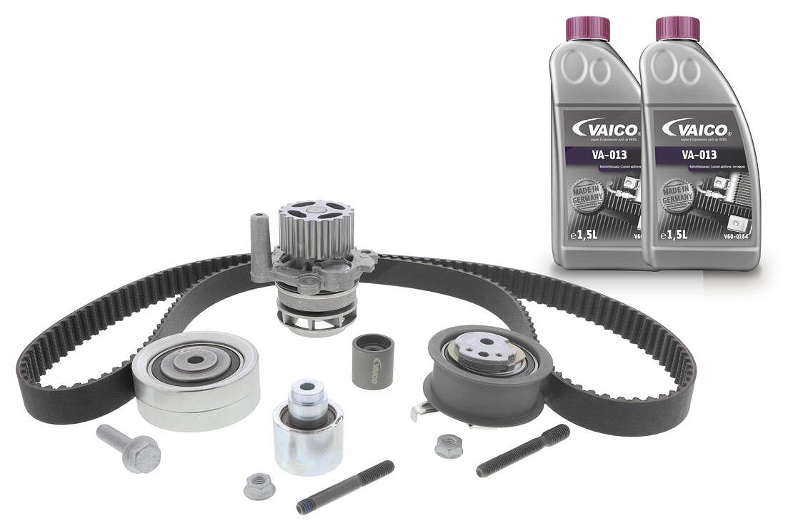 Vaico Wasserpumpe + Zahnriemensatz [Hersteller-Nr. V10-50107] für Audi, Seat, Skoda, VW