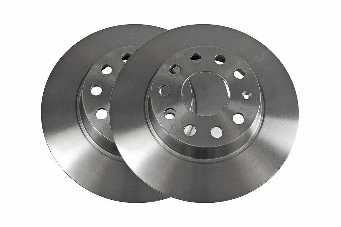 Vaico Bremsscheibe Hinterachse Voll [Hersteller-Nr. V10-40082] für Seat, VW, Skoda, Audi