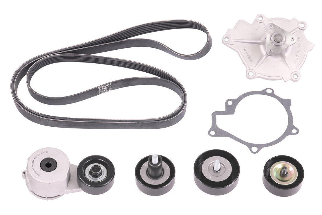 Ackoja Keilrippenriemensatz [Hersteller-Nr. A52-0512] für Puch, Cadillac, Saab, Mercedes-Benz, Porsche, Audi, Hyundai, Chevrolet, Kia, Jeep, Mitsubish