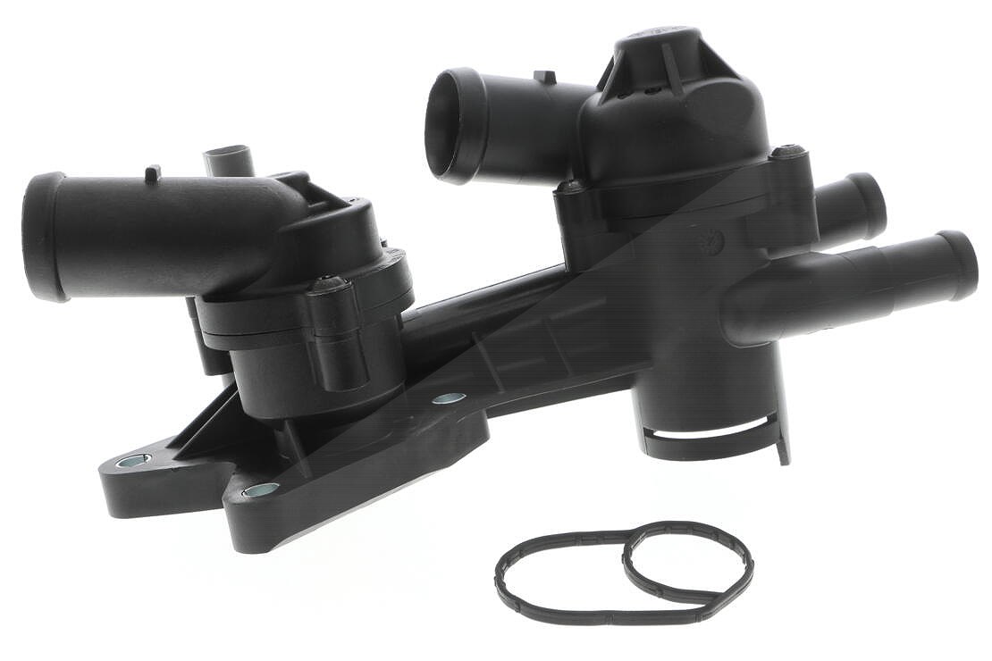 Vemo Thermostatgehäuse mit Thermostat [Hersteller-Nr. V15-99-2077] für Audi, Seat, Skoda, VW