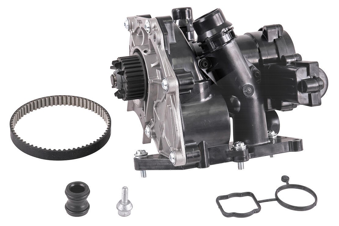 Vemo Thermostatgehäuse [Hersteller-Nr. V15-99-2107] für Skoda, Porsche, Cupra, VW, Seat, Audi
