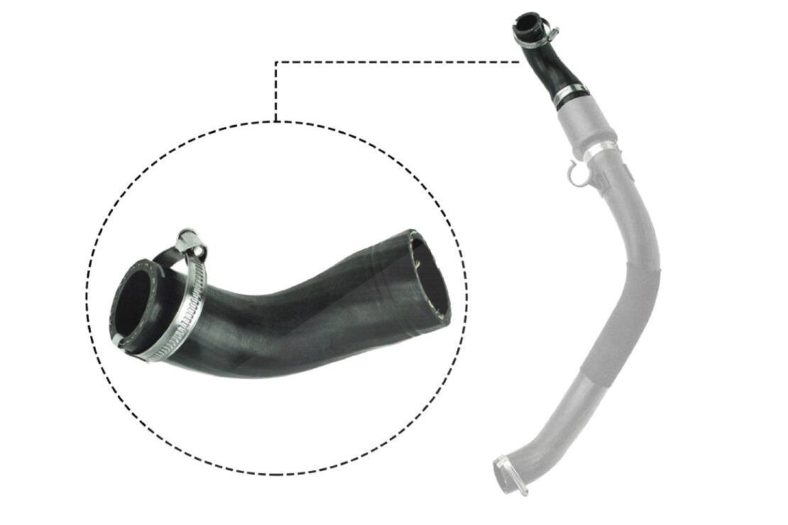 Vaico Ladeluftschlauch [Hersteller-Nr. V25-1044] für Ford