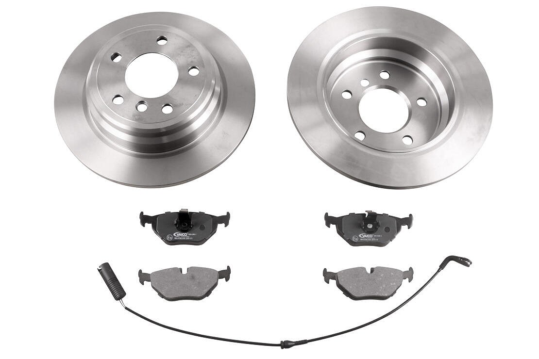 Vaico Bremsensatz (Scheiben+Klötze) hinten [Hersteller-Nr. V20-90004] für BMW