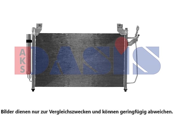 Aks Dasis Kondensator, Klimaanlage [Hersteller-Nr. 112038N] für Mazda