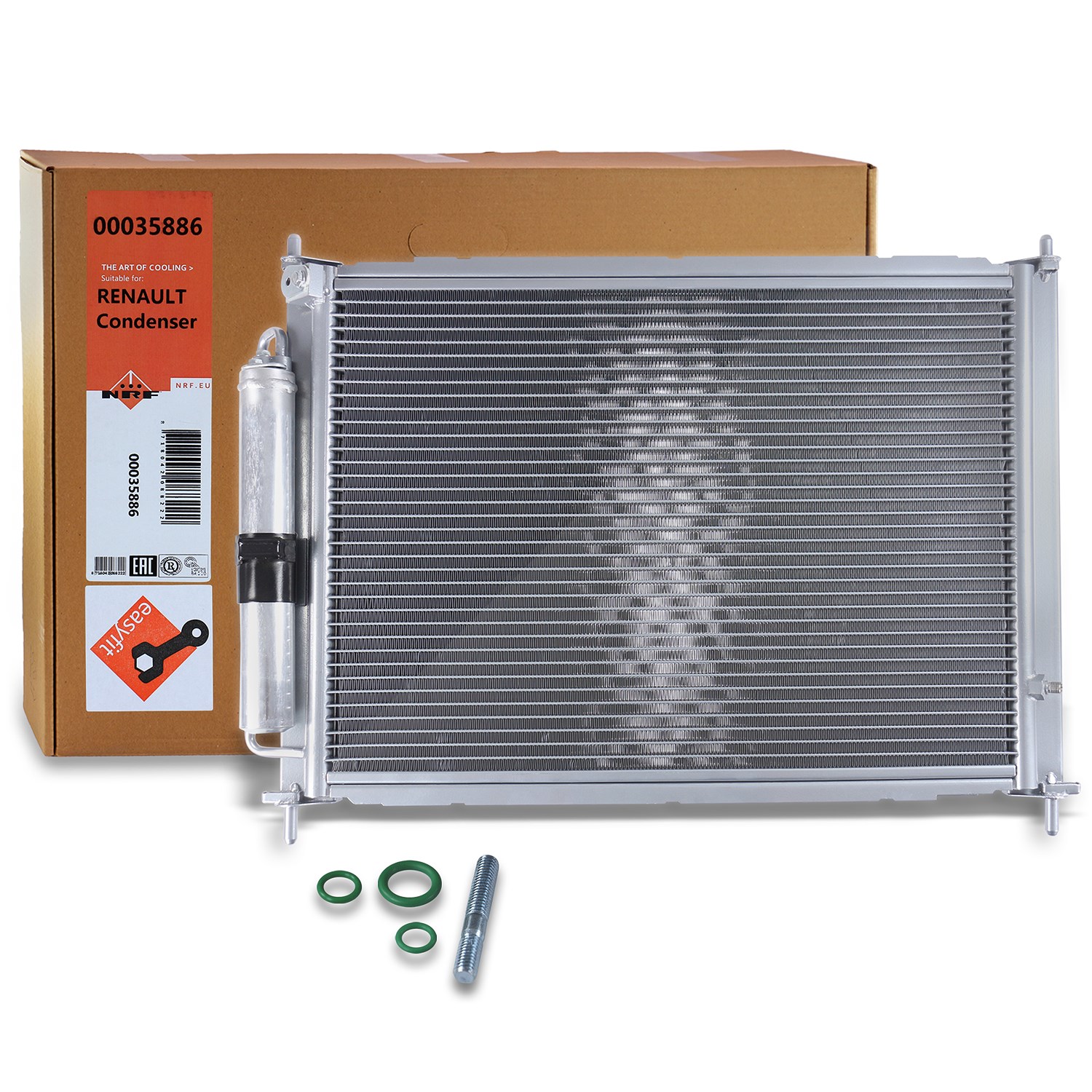 Nrf Kondensator, Klimaanlage [Hersteller-Nr. 35886] für Nissan, Renault