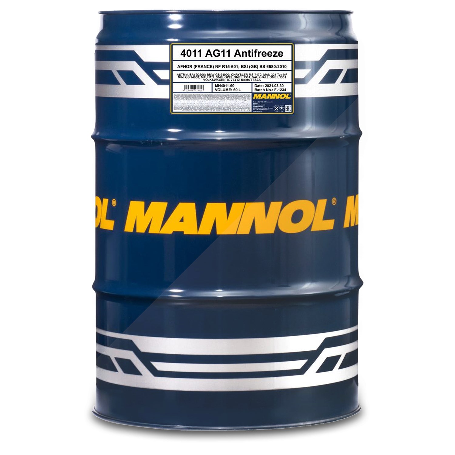 Mannol 60 L Antifreeze AG11 (-40°C) Kühlerfrostschutzmittel [Hersteller-Nr. MN4011-60]