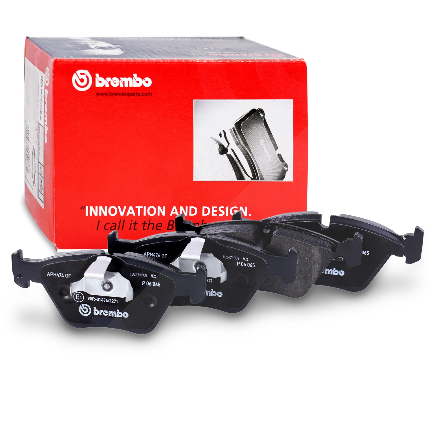 Brembo Bremsbelagsatz vorne [Hersteller-Nr. P06065] für BMW