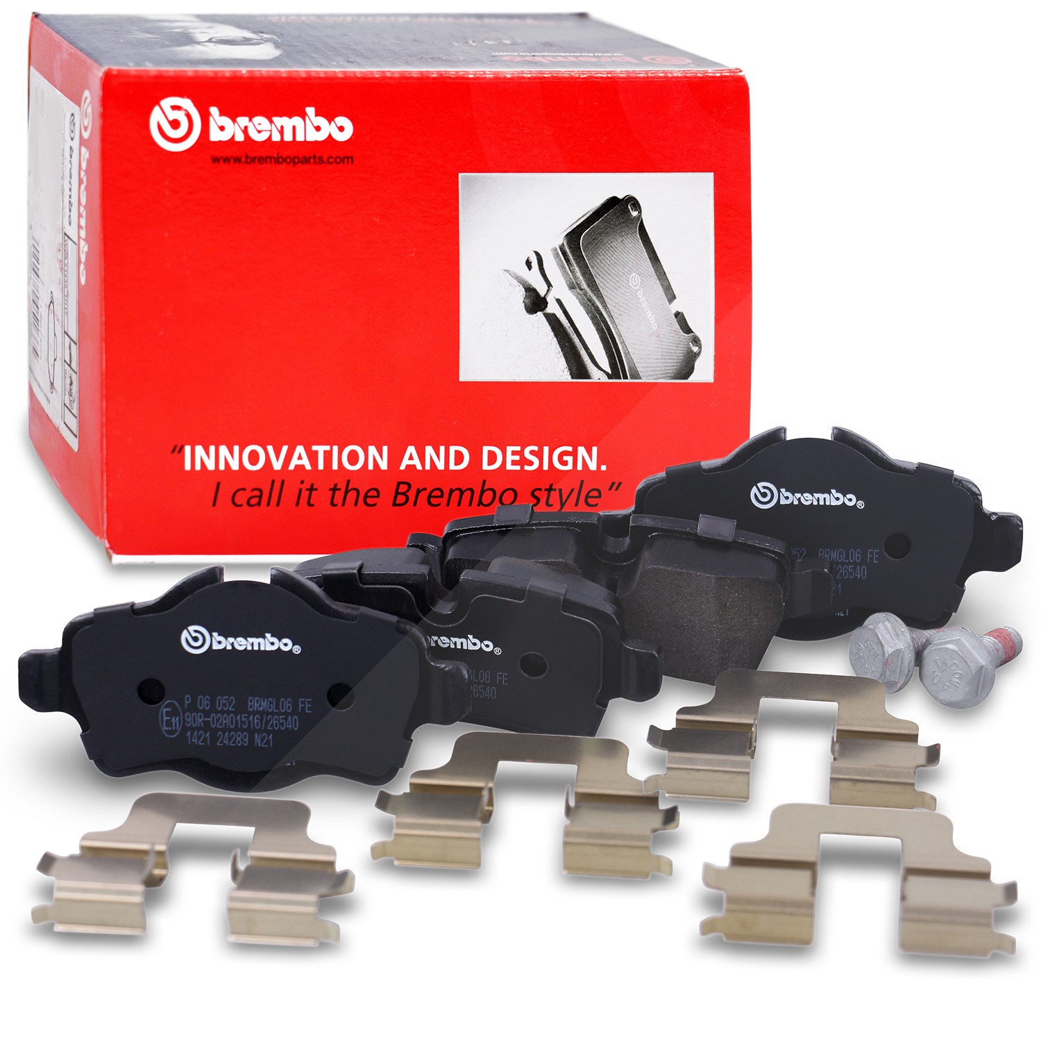 Brembo Bremsbelagsatz hinten [Hersteller-Nr. P06052] für Mini