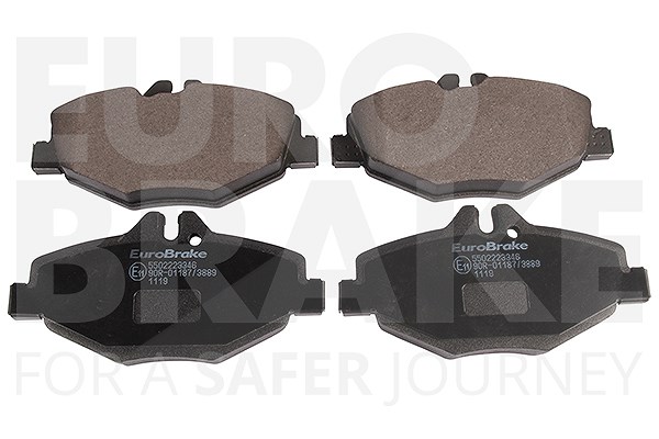 Eurobrake Bremsbeläge Vorderachse exkl. Warnkontakt [Hersteller-Nr. 5502223346] für Mercedes-Benz