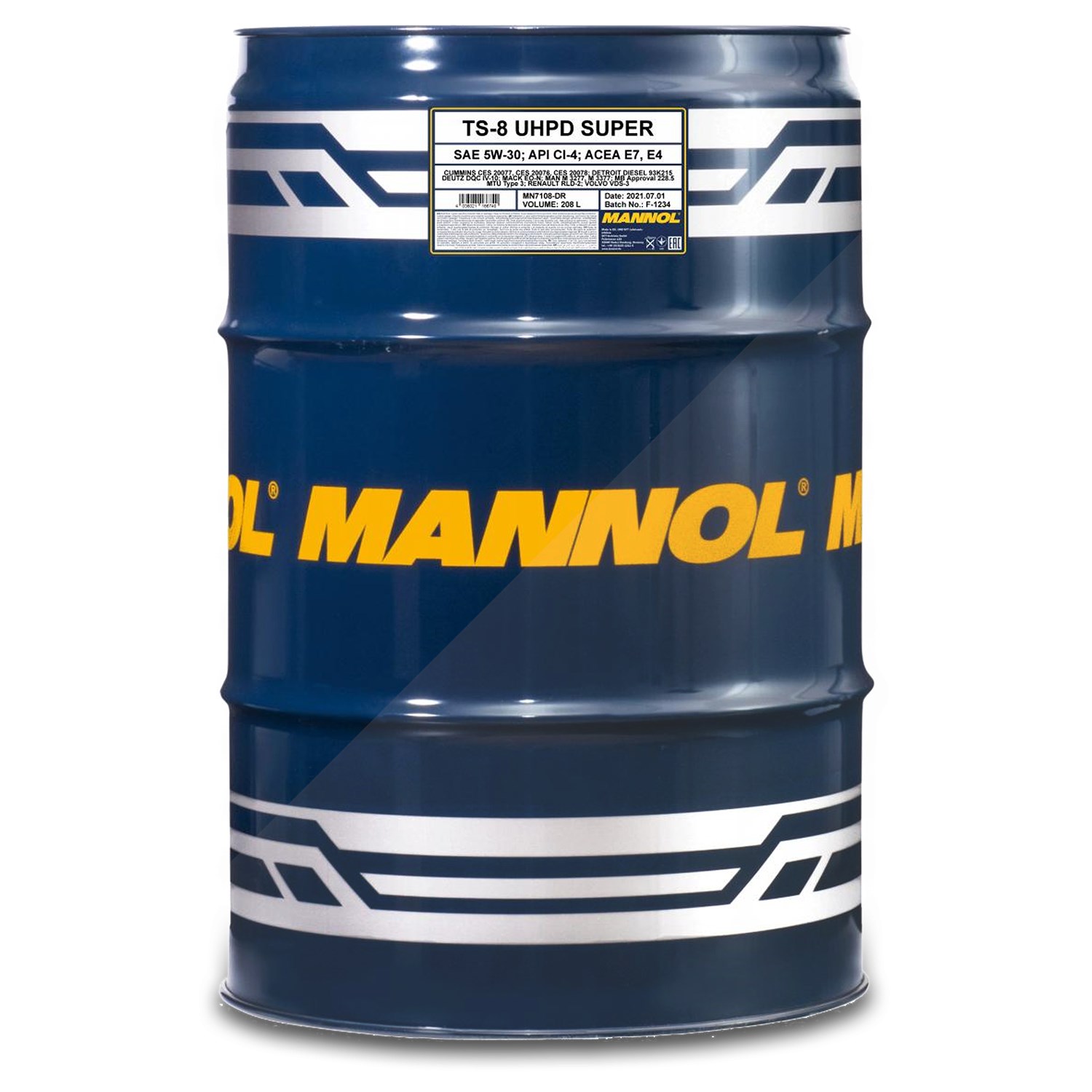 Mannol 208 L TS-8 UHPD Super 5W-30 Motoröl [Hersteller-Nr. MN7108-DR]