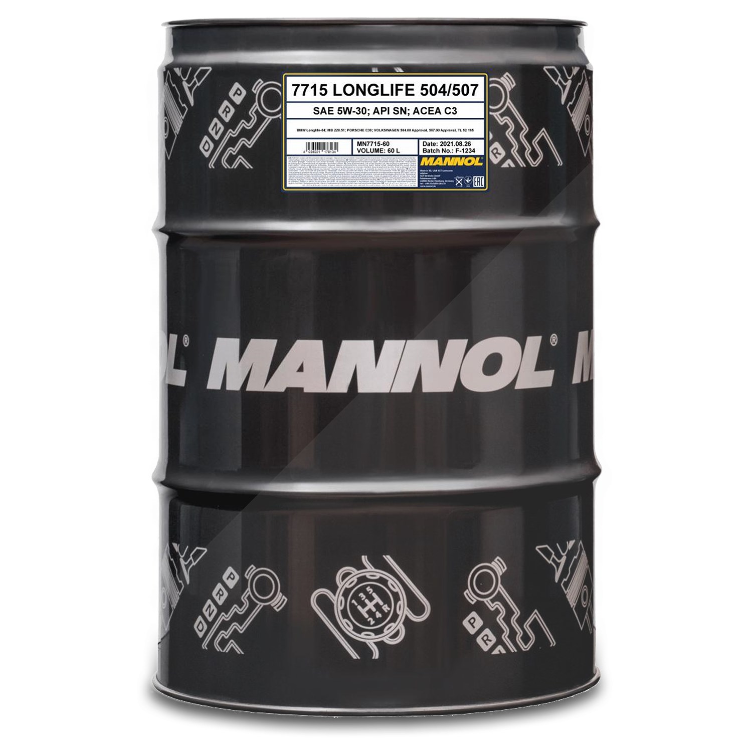 Mannol 60 L Longlife 504/507 5W-30 Motoröl [Hersteller-Nr. MN7715-60]