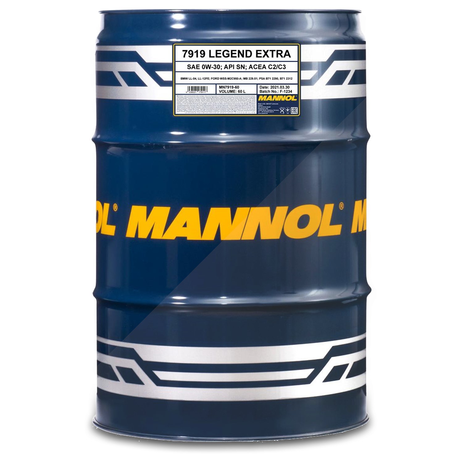 Mannol 60 L Legend Extra 0W-30 Motoröl [Hersteller-Nr. MN7919-60]