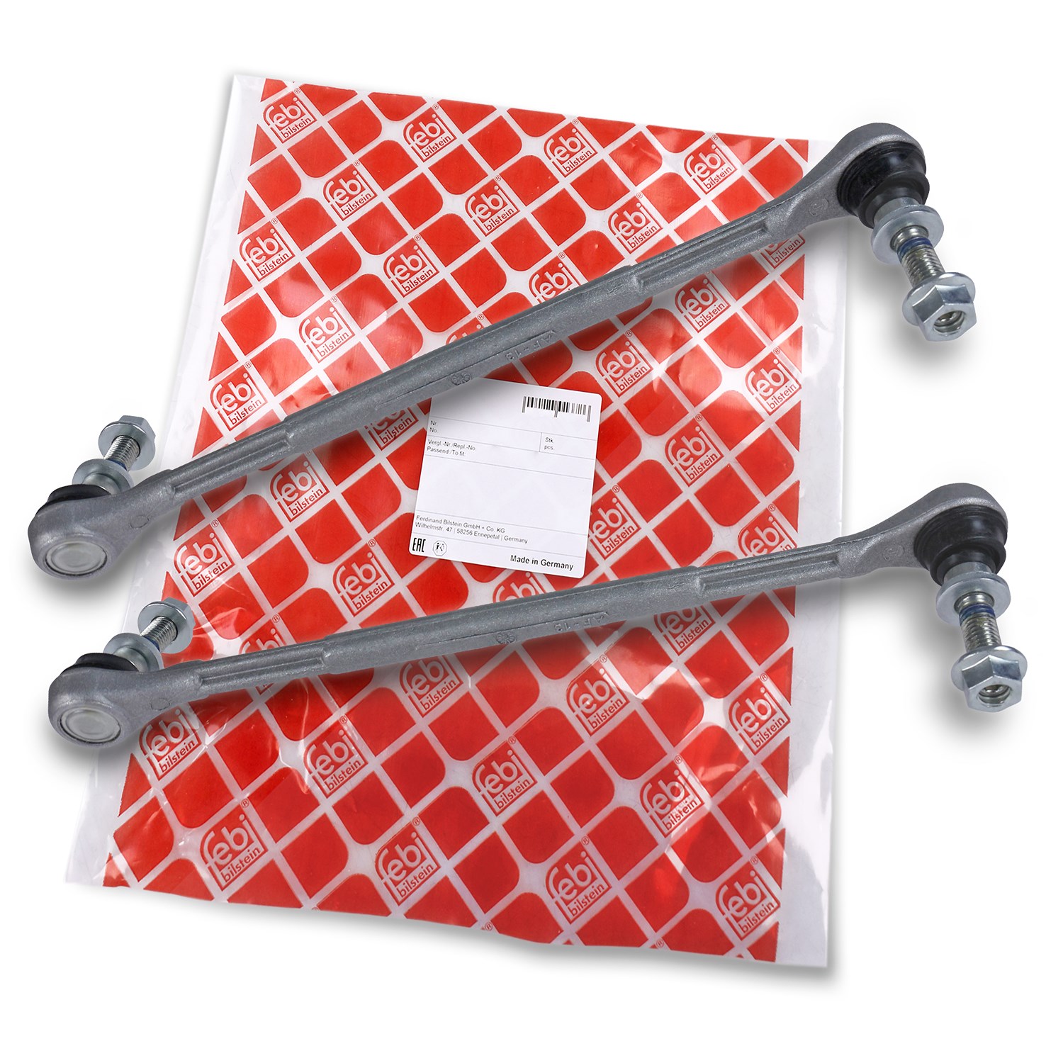 Febi Bilstein 2x Koppelstange vorne [Hersteller-Nr. 38822] für Renault
