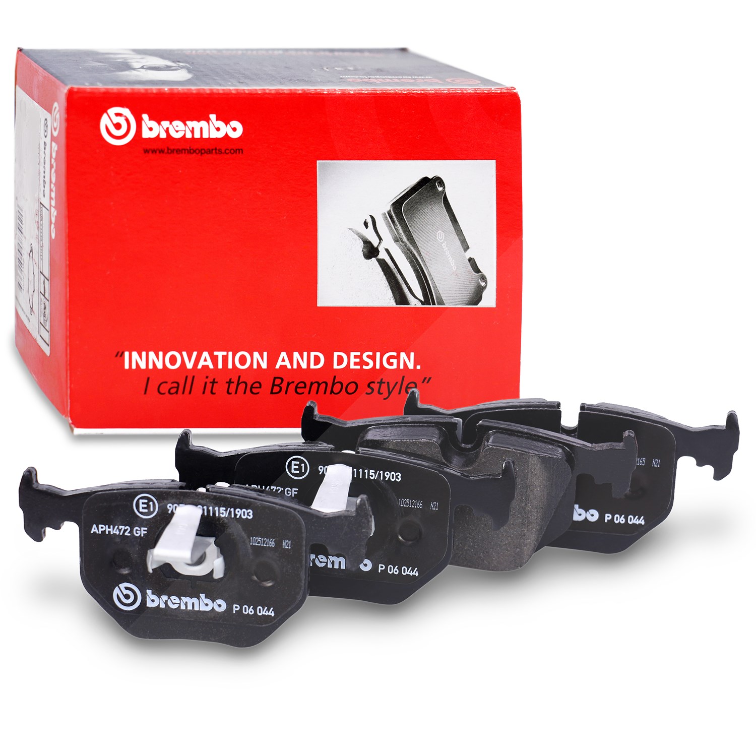 Brembo Bremsbelagsatz Hinterachse [Hersteller-Nr. P06044] für Land Rover, BMW