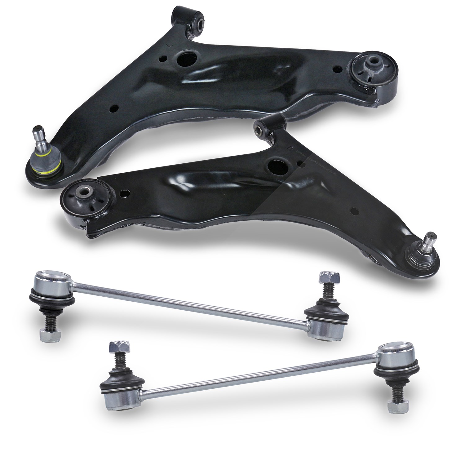 Bestprice 2x Querlenker + 2x Koppelstange vorne [Hersteller-Nr. 40379394] für Hyundai
