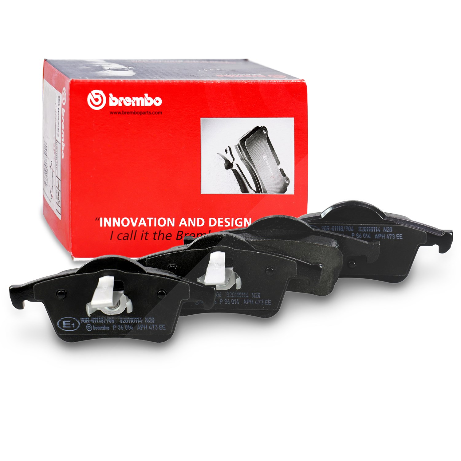 Brembo Bremsbelagsatz hinten [Hersteller-Nr. P86014] für Volvo