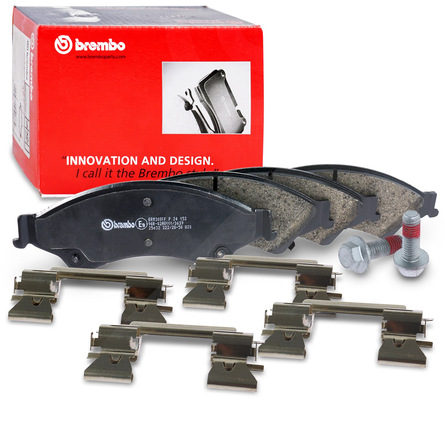 Brembo Bremsbelagsatz vorne [Hersteller-Nr. P24153] für Ford, Ford Usa, Mazda, VW