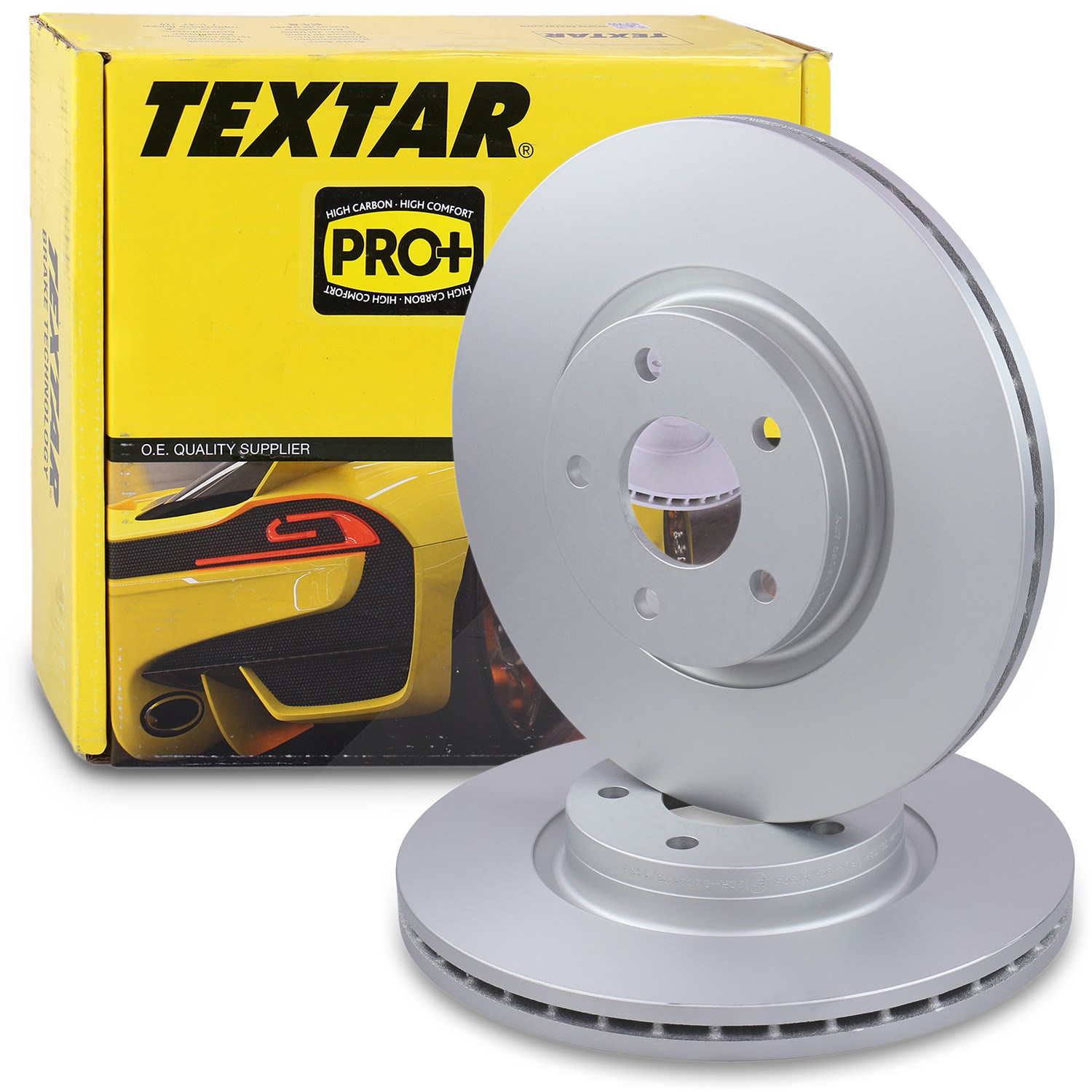 Textar 2x Bremsscheibe belüftet vorne [Hersteller-Nr. 40383454] für Ford, Volvo