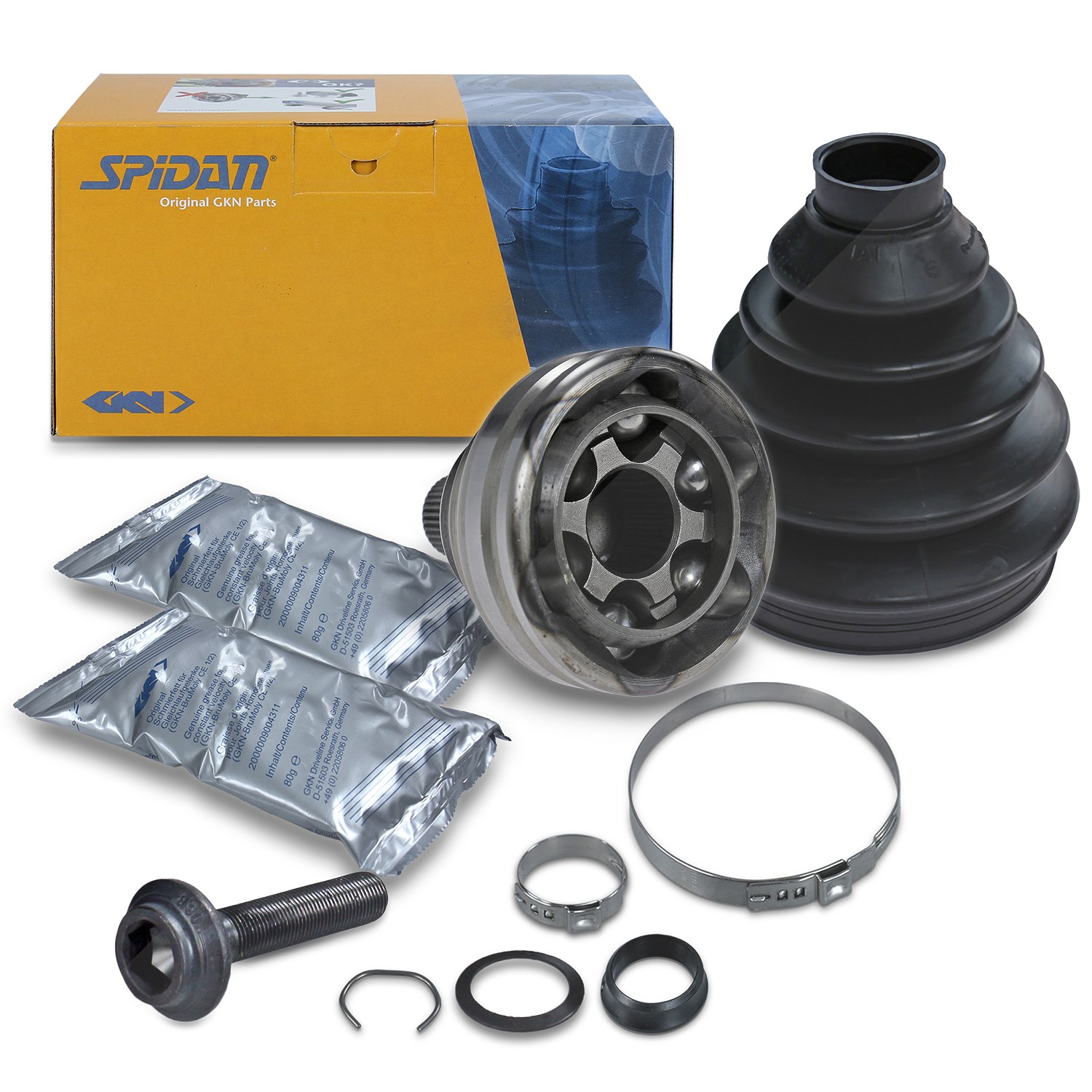 Spidan Gelenksatz Antriebswelle radseitig [Hersteller-Nr. 23691] für VW, Seat, Audi, Skoda