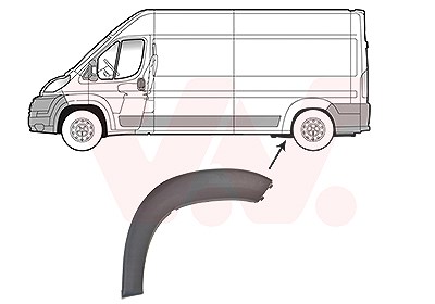 Van Wezel Verbreiterung, Kotflügel [Hersteller-Nr. 1651423] für Fiat, Peugeot, Citroën, Opel