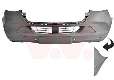 Van Wezel Stoßfänger [Hersteller-Nr. 2973571] für Mercedes-Benz