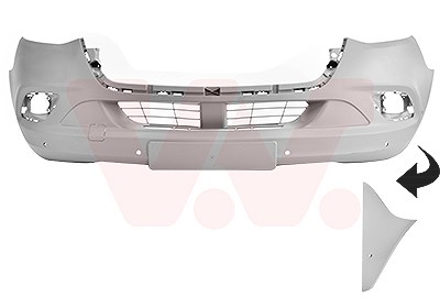 Van Wezel Stoßfänger [Hersteller-Nr. 2973577] für Mercedes-Benz