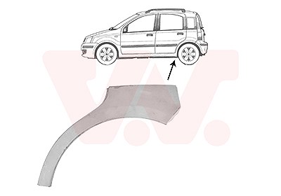 Van Wezel Seitenwand [Hersteller-Nr. 1709147] für Fiat