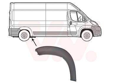 Van Wezel Verbreiterung, Kotflügel [Hersteller-Nr. 1651424] für Opel, Citroën, Fiat, Peugeot