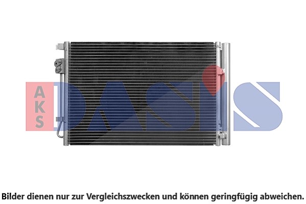 Aks Dasis Kondensator, Klimaanlage [Hersteller-Nr. 512103N] für Kia