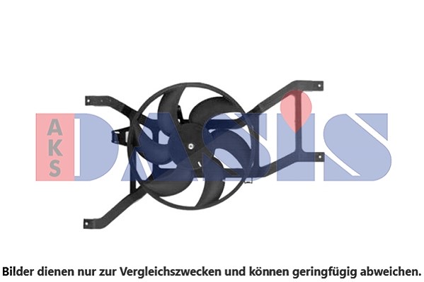 Aks Dasis Lüfter, Motorkühlung [Hersteller-Nr. 188094N] für Renault, Dacia