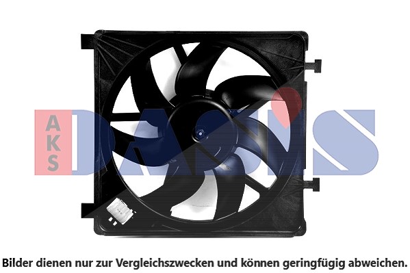 Aks Dasis Lüfter, Motorkühlung [Hersteller-Nr. 048153N] für Skoda, Seat, VW