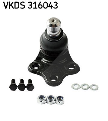 SKF Traggelenk mit synthetischem Fett VKDS 316043 Position Vorderachse beidseitig Höhe 95 mm Länge 125 mm Breite 137 mm - OE-Qualität - Bild 6
